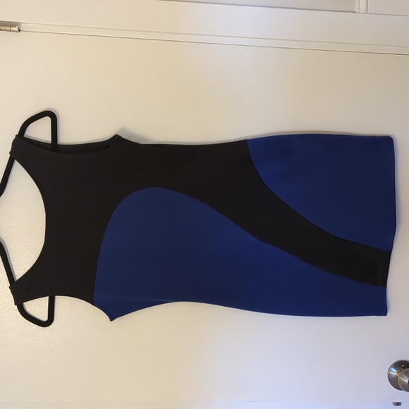 Blue and black mini dress - Picture 2 of 3